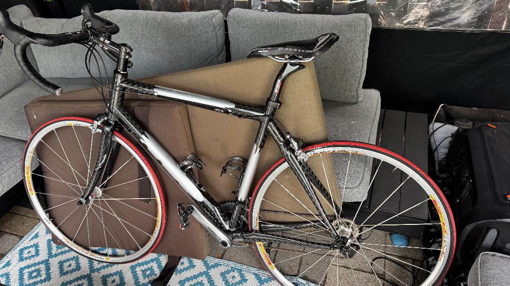 Carbon koersfiets Shimano Ultegra – maat 56 – Mavic wielen, Fietsen en Brommers, Fietsen | Racefietsen, Gebruikt, Heren, Carbon
