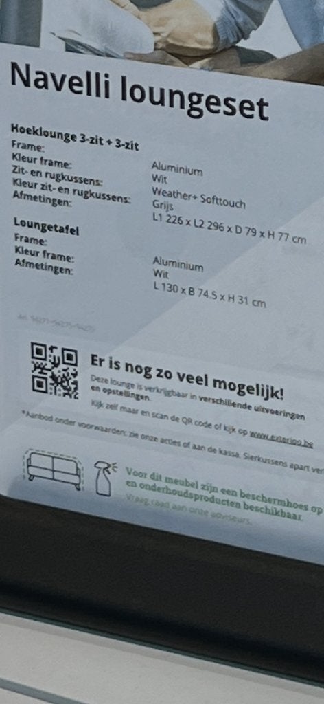 Loungeset, Tuin en Terras, Ophalen, 6 zitplaatsen, Aluminium, Zo goed als nieuw