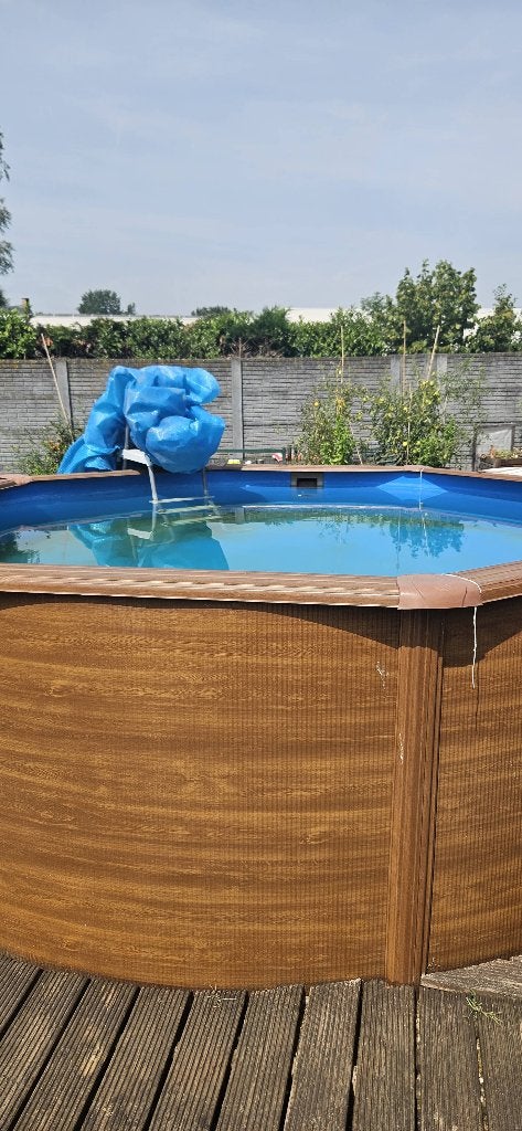 Piscine hors sol, 200 à 400 cm, Rond, Enlèvement, Utilisé
