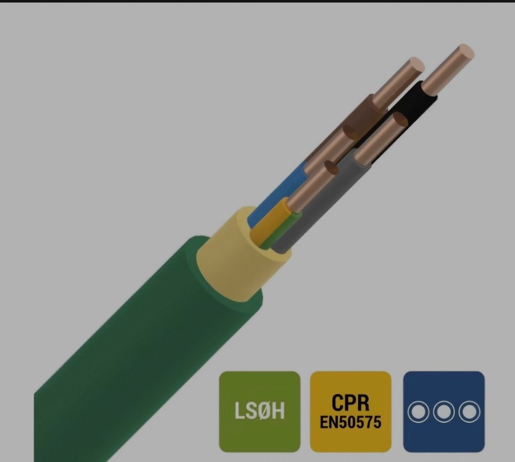 Installatiekabel XGB 5G6-CCA (Groen - 70 meter ), Doe-het-zelf en Bouw, Elektriciteit en Kabels, Ophalen, Nieuw, Kabel of Snoer