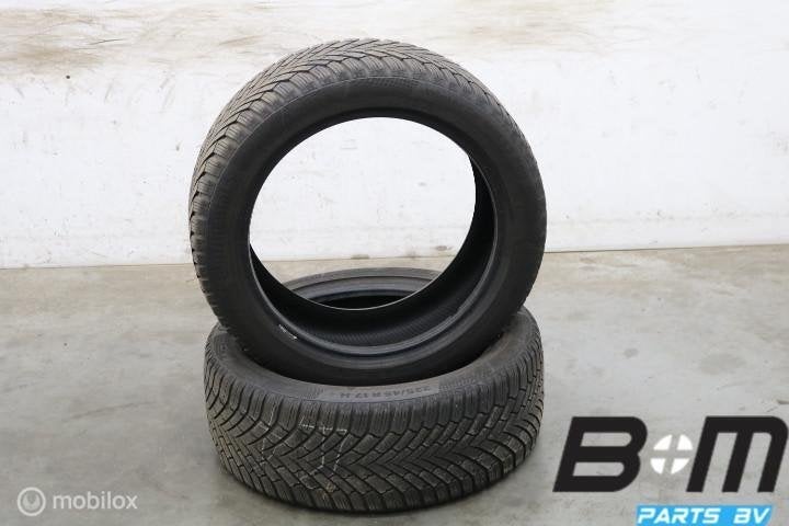 2 x 2254517 91H Conti WinterContact TS860 5mm 225 45 17, Auto-onderdelen, Gebruikt, 17 inch, Winterbanden, Band(en)