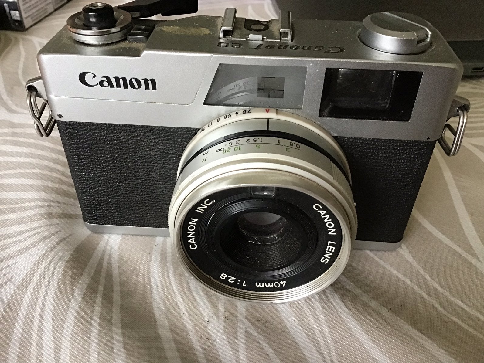 Appareil photo de collection Canon Canonet 28 vintage, TV, Hi-fi & Vidéo, Enlèvement ou Envoi, Utilisé, Canon