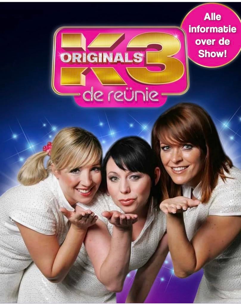 3 tickets voor K3, Tickets en Kaartjes, Drie personen of meer, Mei