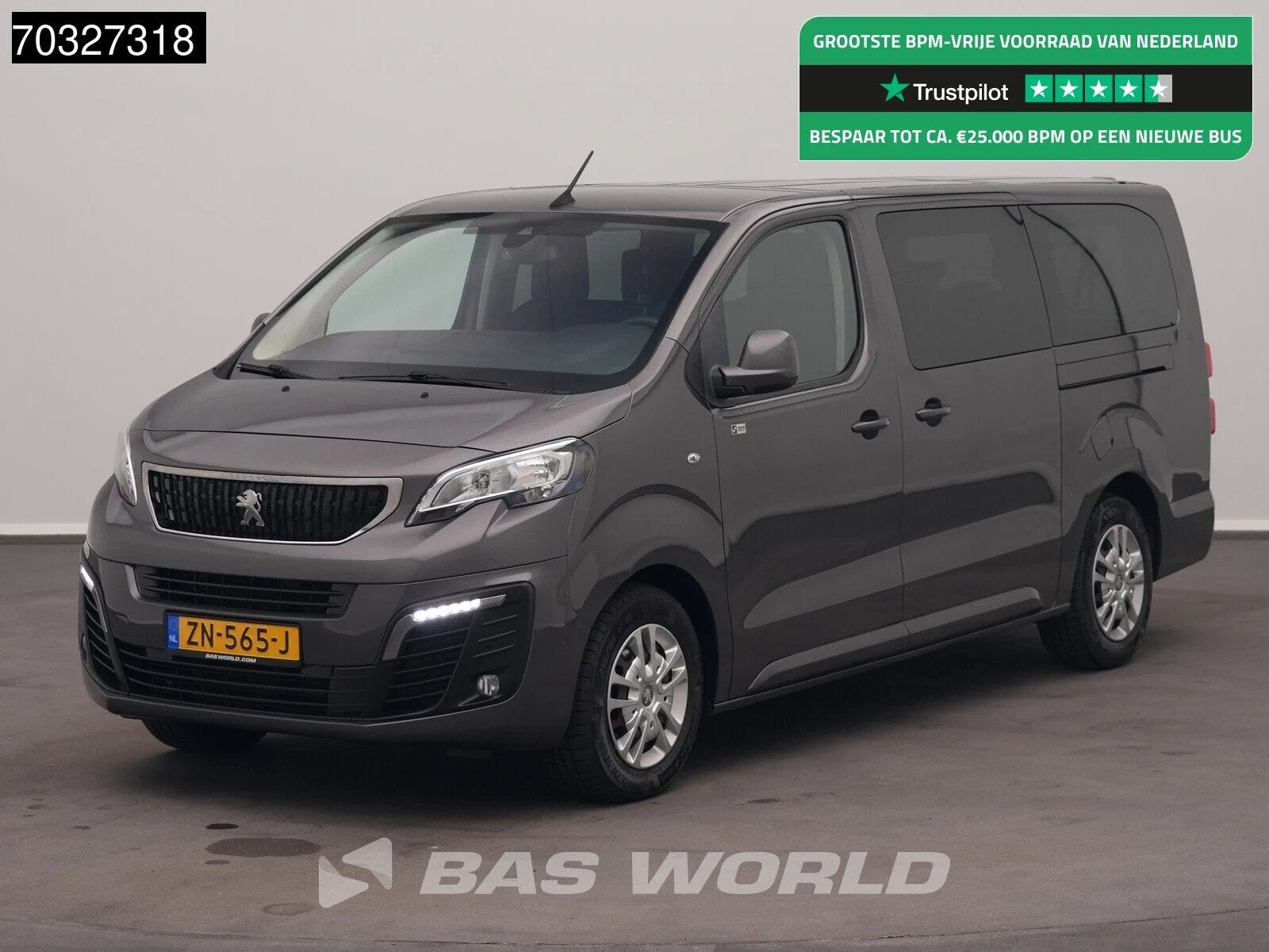 Peugeot Expert Traveller 120pk Personenvevoer 9-Persoons 2x, Autos, Camionnettes & Utilitaires, Argent ou Gris, Achat, Capteur de lumière