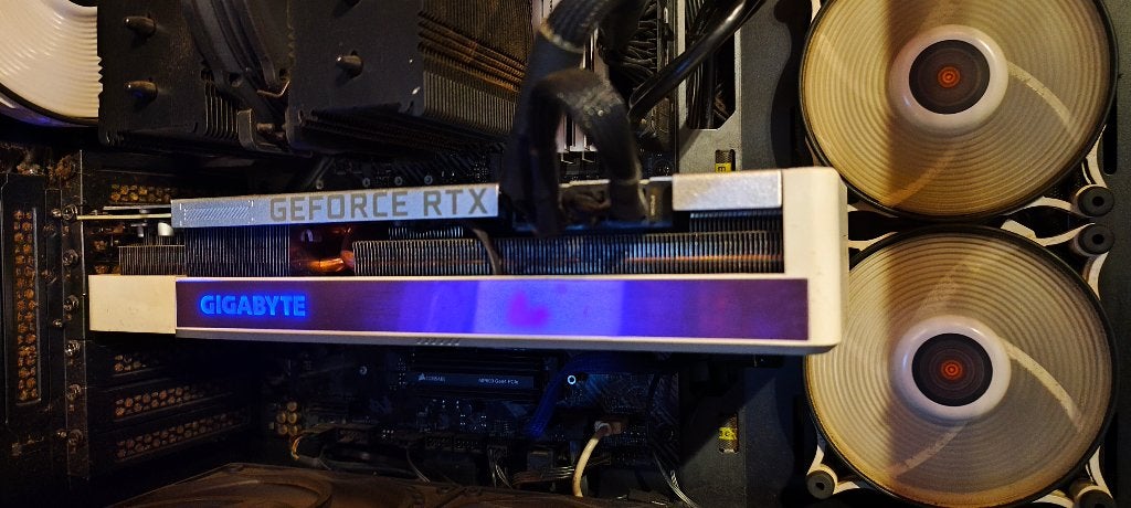 GeForce RTX 3070 Ti VISION OC 8G, Computers en Software, Videokaarten, Zo goed als nieuw, Nvidia, PCI-Express 4.0, Overige soorten