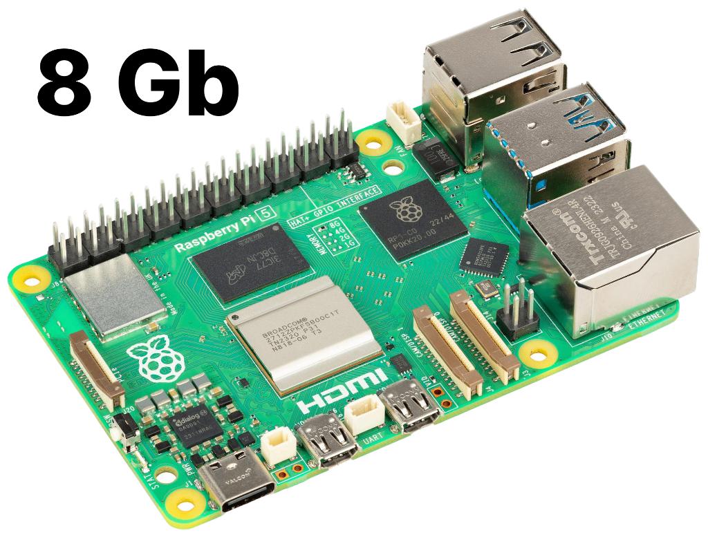 Raspberry Pi 5 – 8 GB – 2.4 GHz – Nieuw, Ophalen of Verzenden, Nieuw