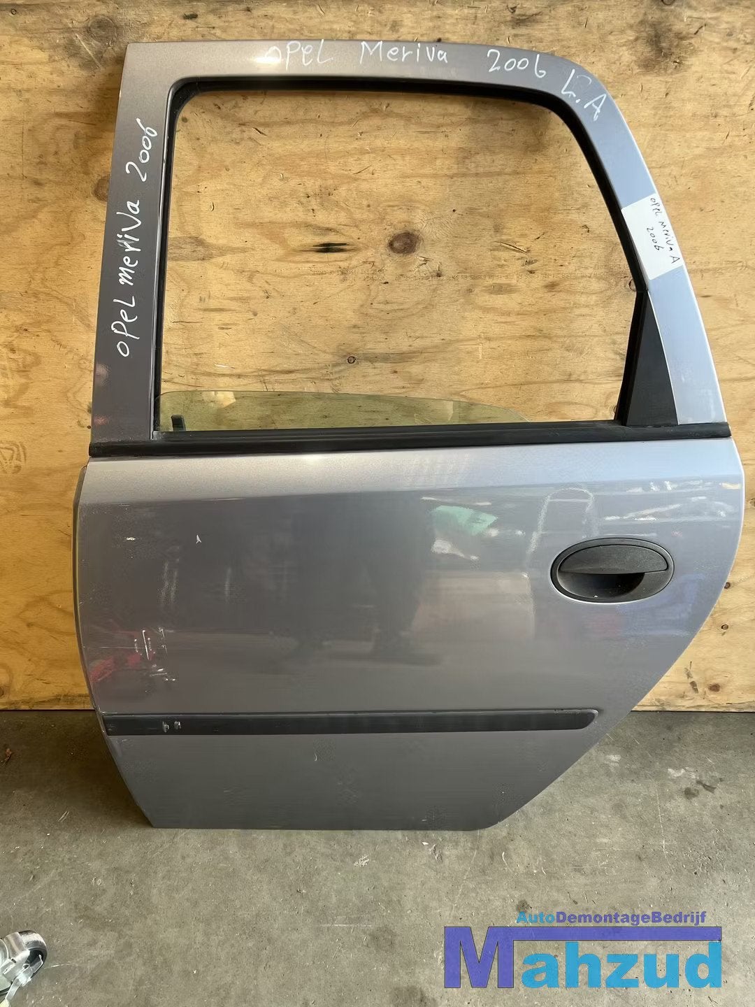 OPEL MERIVA A Zilver links achter deur portier 2003-2010, Auto-onderdelen, Gebruikt, Deur, Opel Automobile GmbH, Kontakt@opel-infoservice.de