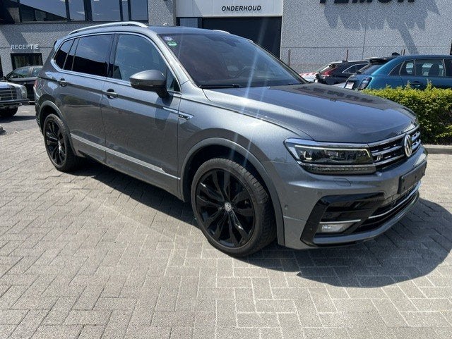 VW Tiguan Allspace 2.0 TSI 220pk 4Motion Full Option 7 Zit, Cuir, Argent ou Gris, 161 kW, Euro 6