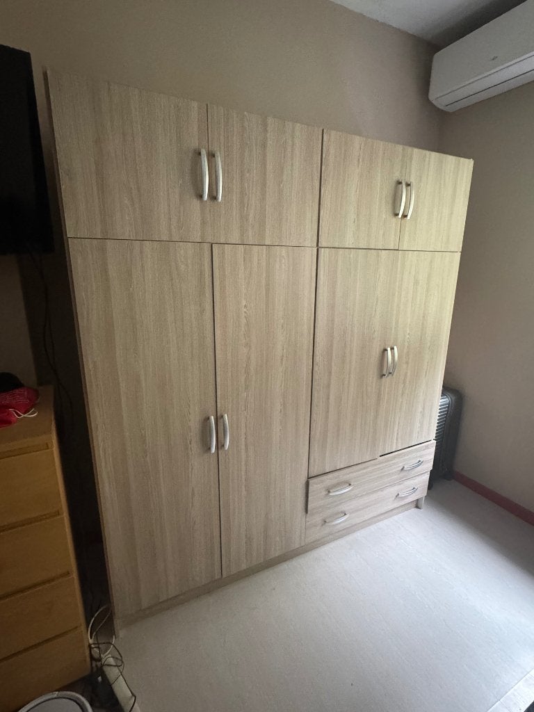 Garde robe, 150 à 200 cm, Utilisé, Avec tiroir(s), 50 à 75 cm