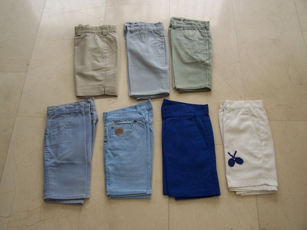 LOT BROEKEN / SHORTS – Maat 33 & 46 - 20 € voor 6st, Kleding | Heren, Blauw, Ophalen of Verzenden, Zo goed als nieuw, Rob's