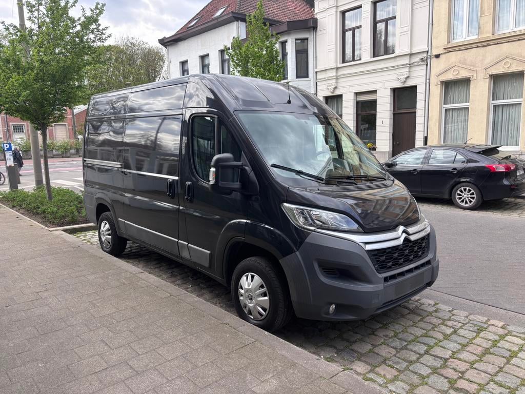 Citroen Jumper 2.0 163pk 70.000km euro6 camera gps, Auto's, Euro 6, Citroën, Zwart, Particulier