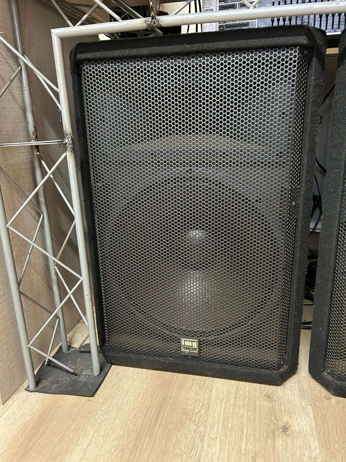 Stage line  pab415 speakers als nieuw, Audio, Tv en Foto, Luidsprekerboxen, Ophalen, Zo goed als nieuw