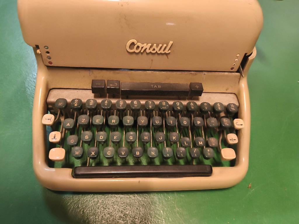 Typmachine, Ophalen, Gebruikt