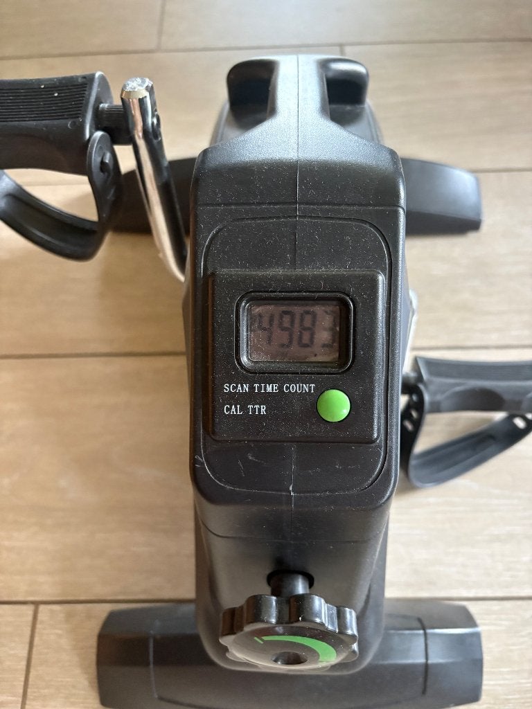 Home trainer, Sports & Fitness, Appareils de fitness, Vélo de bureau, Comme neuf, Synthétique, Enlèvement