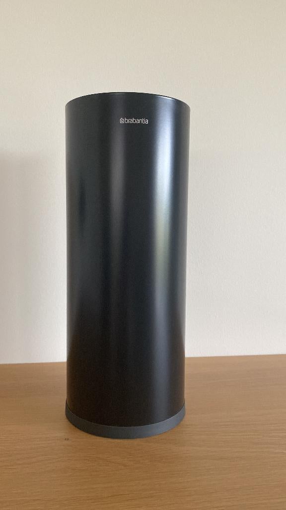Brabantia wc rol houder, Huis en Inrichting, Badkamer | Badtextiel en Accessoires, Ophalen, Zo goed als nieuw, Zwart, Overige typen