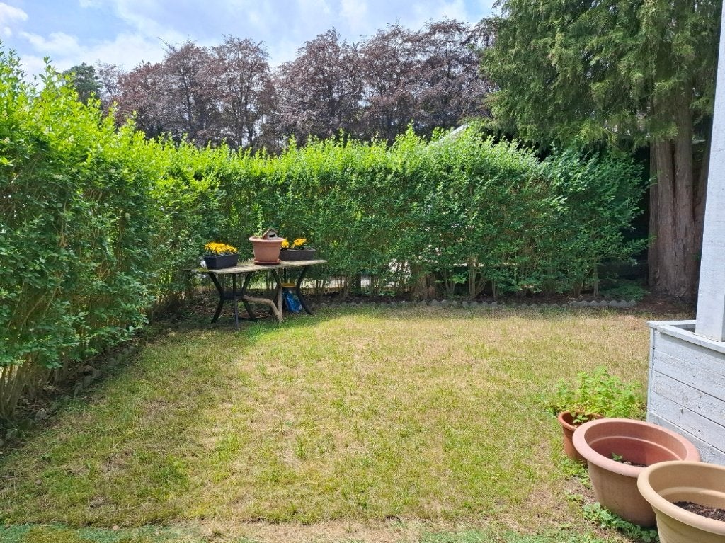 Houten chalet op camping Dennebad te Schoten, Vakantie, Campings, In bos, Speeltuin, Tuin