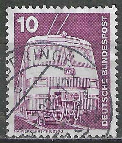 Duitsland Bundespost 1975-1976 - Yvert 696 - Industrie (ST), Verzenden, Gestempeld