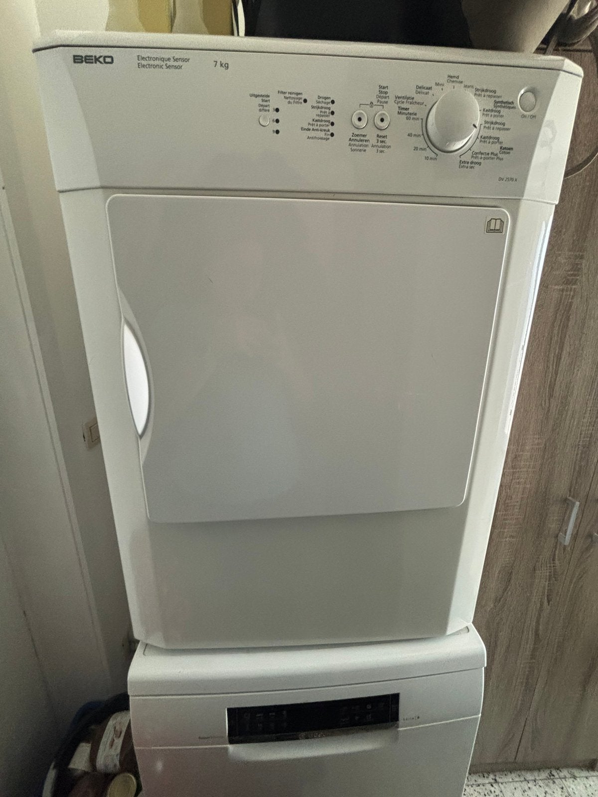 Droogkast te koop, Electroménager, Sèche-linge, Enlèvement, Comme neuf