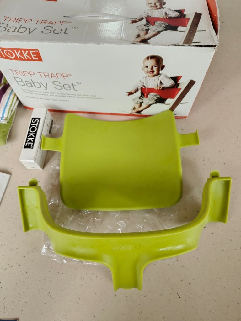 Tripp Trapp Babyset, Enlèvement ou Envoi, Utilisé, Chaise évolutive, Réducteur de chaise