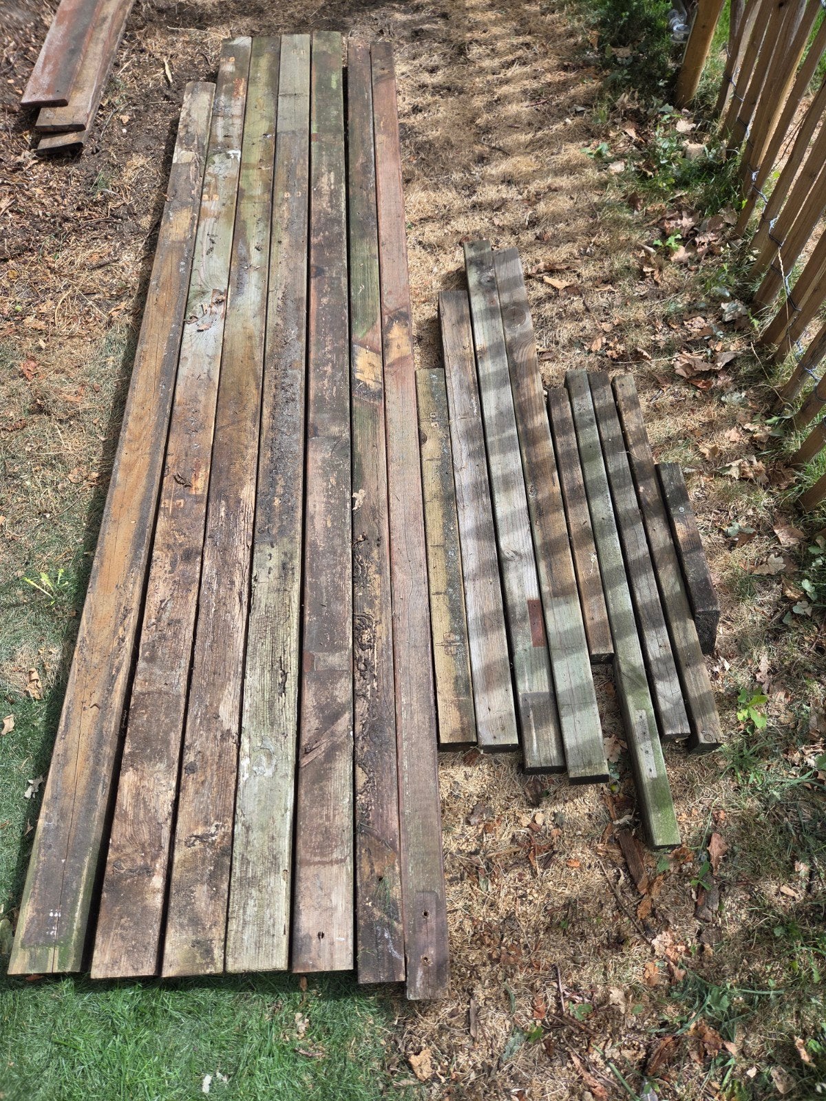 Tuinbalken, Ophalen, Gebruikt, Balken, Hardhout