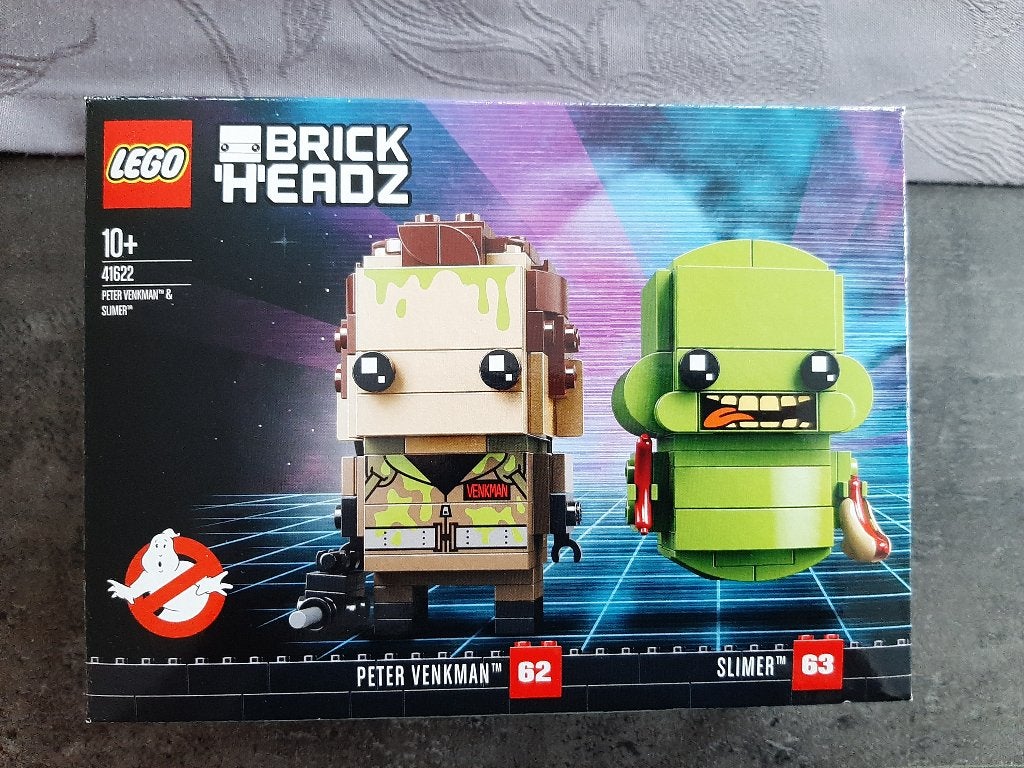 Lego Brickheadz 41622: Peter Venkman en Slimer, BrickHeadz, Lego, Nieuw, Ophalen of Verzenden