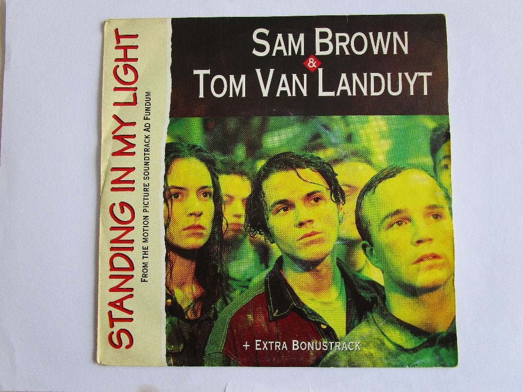 Sam Brown & Tom Van Landuyt : Standing in my light. 1993, Gebruikt, Fotohoes, Filmmuziek en Soundtracks, 7 inch