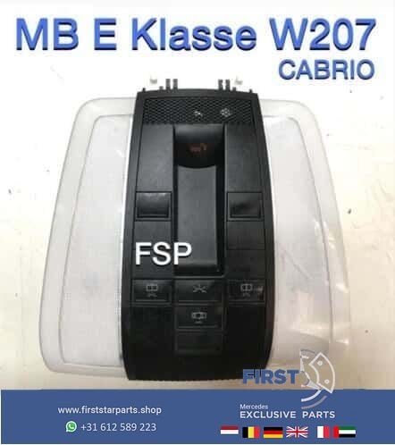 W207 MB E Klasse cabrio interieur licht plafond Sos knop AMG, Utilisé, -, -, Enlèvement ou Envoi
