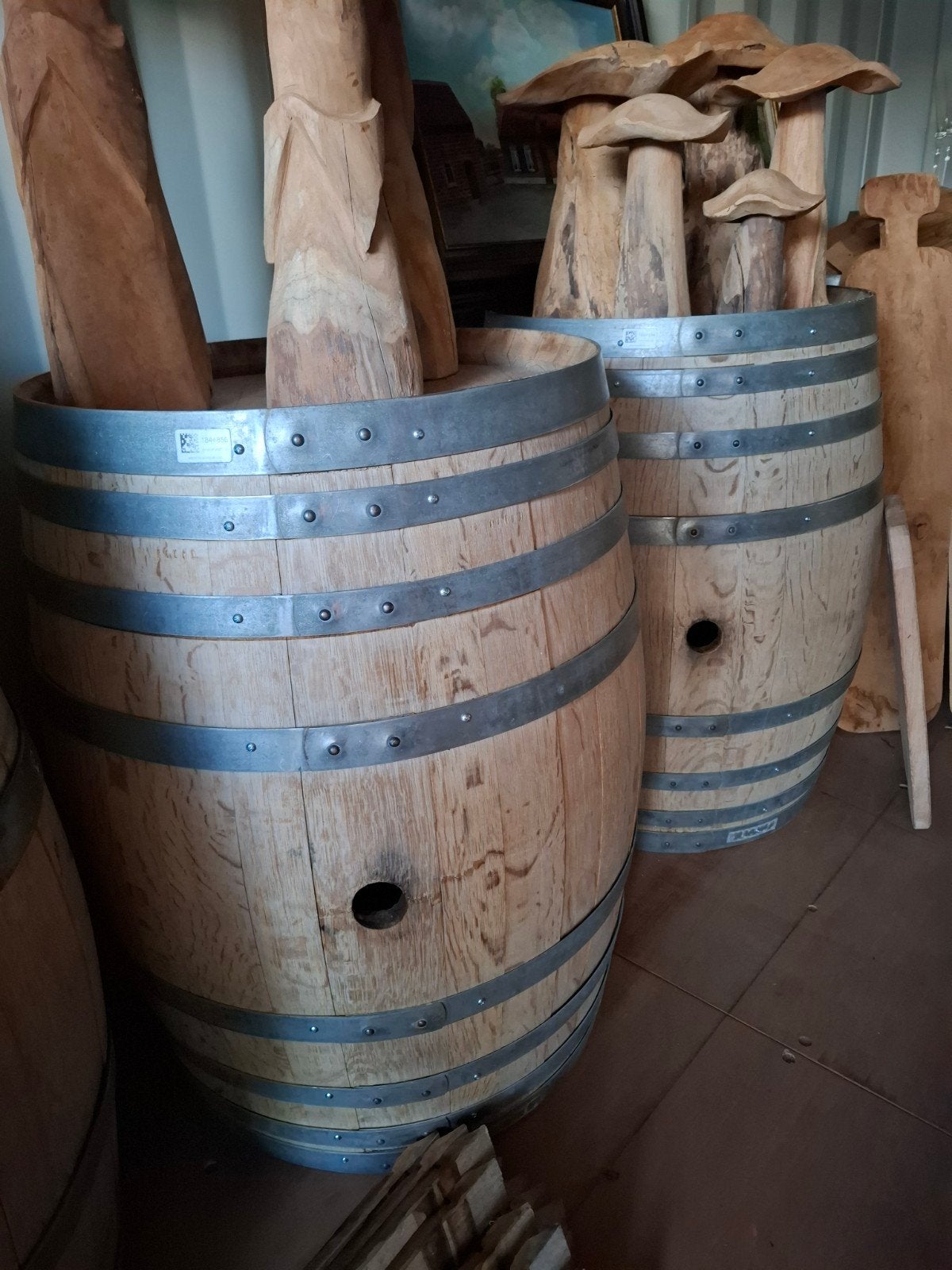 EYECATHER à la maison ! Des tonneaux à vin de super qualité , Enlèvement