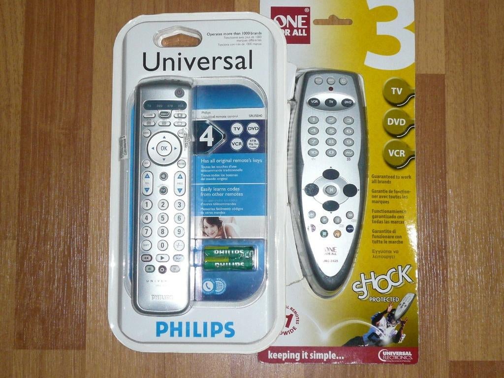 Lot de 2 Télécommandes universelles 100% Neuf, Audio, Tv en Foto, Afstandsbedieningen, Ophalen of Verzenden, Nieuw, Universeel