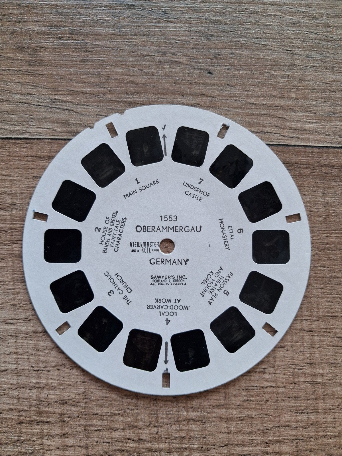 view-master : germany, oberammergau 1553, Verzenden