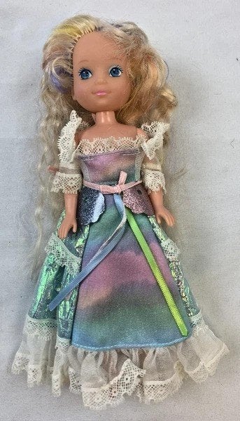 Lady Lovely Locks pop figuur Mattel vintage 1988 Lovelylocks, Verzamelen, Poppen, Verzenden, Zo goed als nieuw, Fashion Doll
