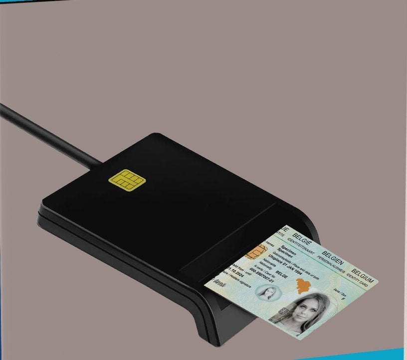eid card reader id kaartlezer USB-C, Computers en Software, Verzenden, Nieuw