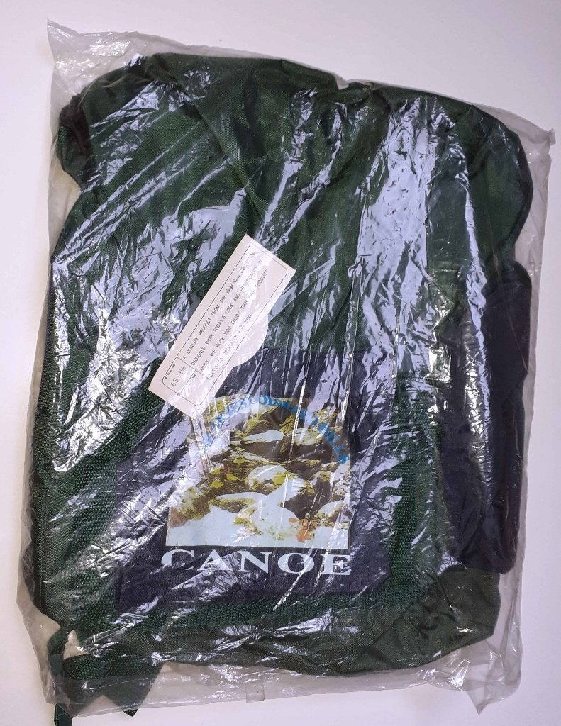 tas rugzak vintage Luigi Rossi groen, Ophalen of Verzenden, Nieuw, 40 cm of meer, 30 tot 45 cm