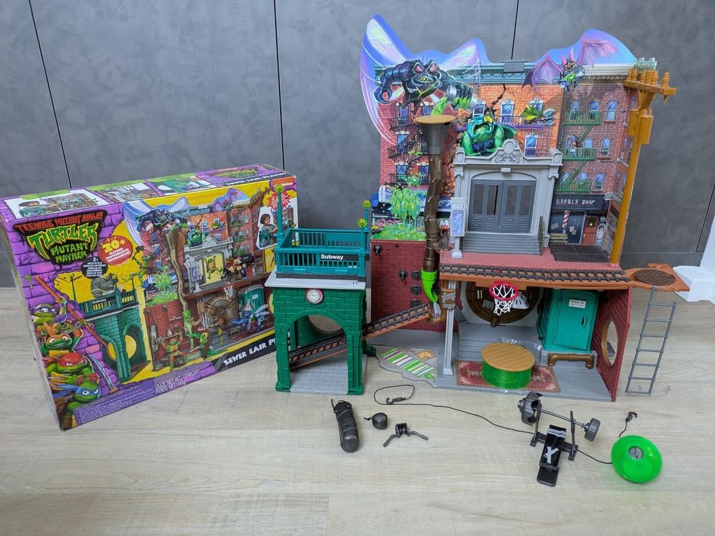 Ninja Turtles huis inclusief de accesoires, Ophalen, Gebruikt, Jongen of Meisje