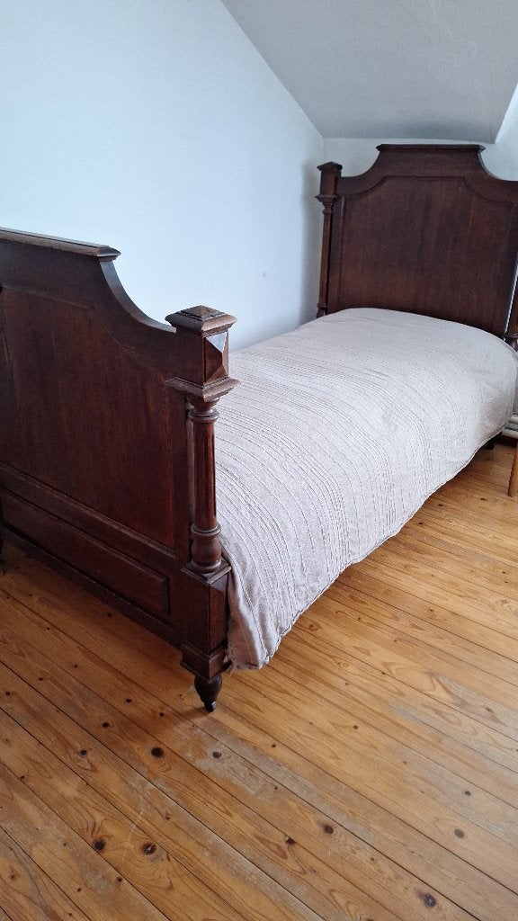 antiek bed, Ophalen, Zo goed als nieuw, Eenpersoons, Louis Philippe