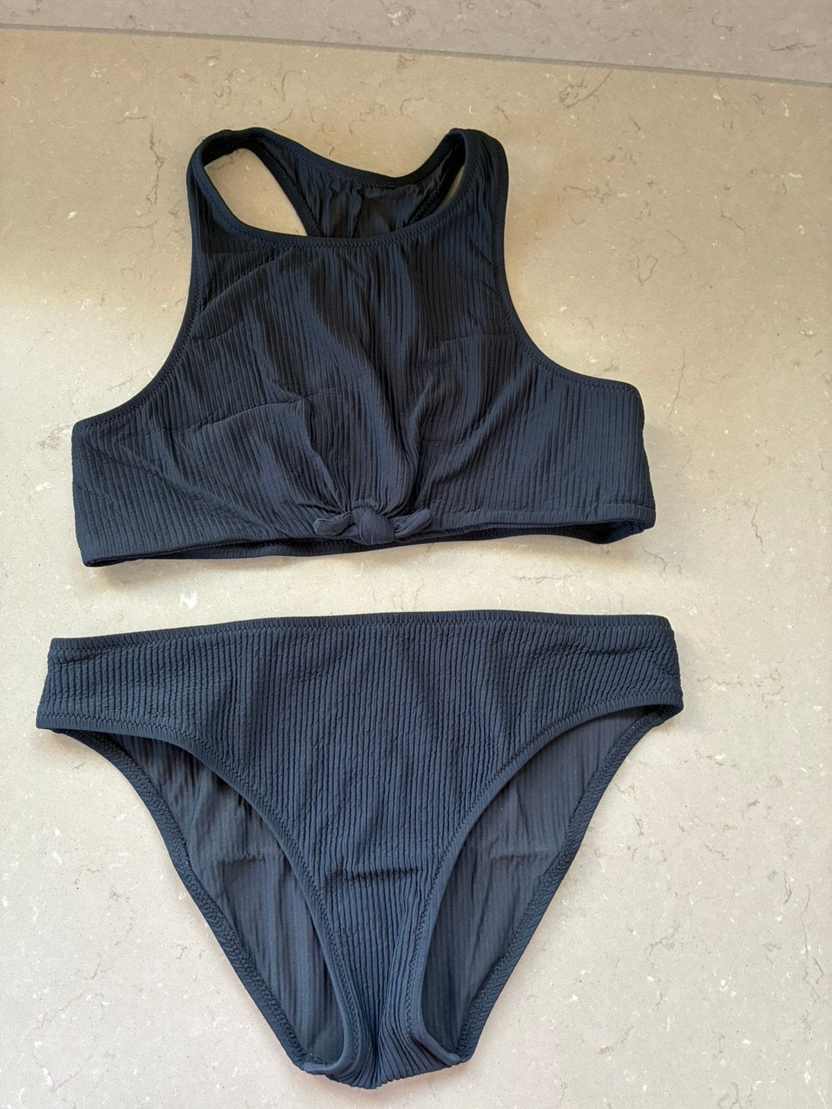 Zwarte bikini 146-152, Enfants & Bébés, Vêtements enfant | Taille 146, Enlèvement ou Envoi, Comme neuf, Fille, Vêtements de sport ou Maillots de bain