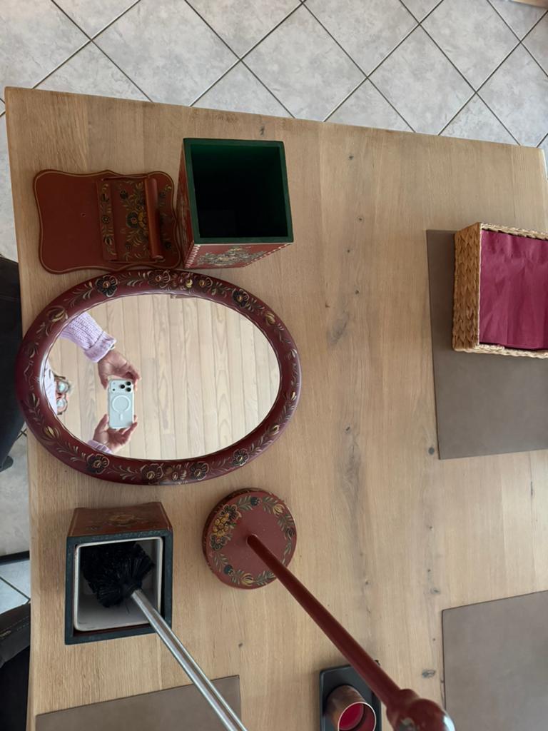 Toilet decoratie, Ophalen, Toilet