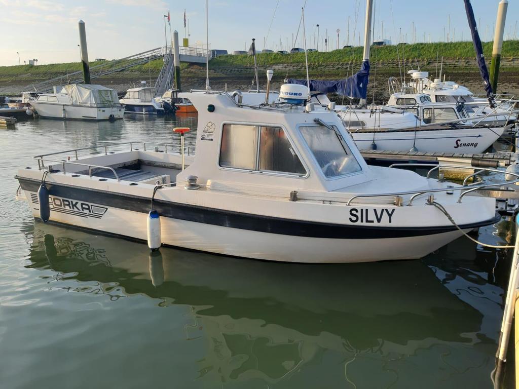 Orka 700 Fisherman - diesel inboard - prêt à partir, Sports nautiques & Bateaux, Enlèvement, Utilisé, Diesel