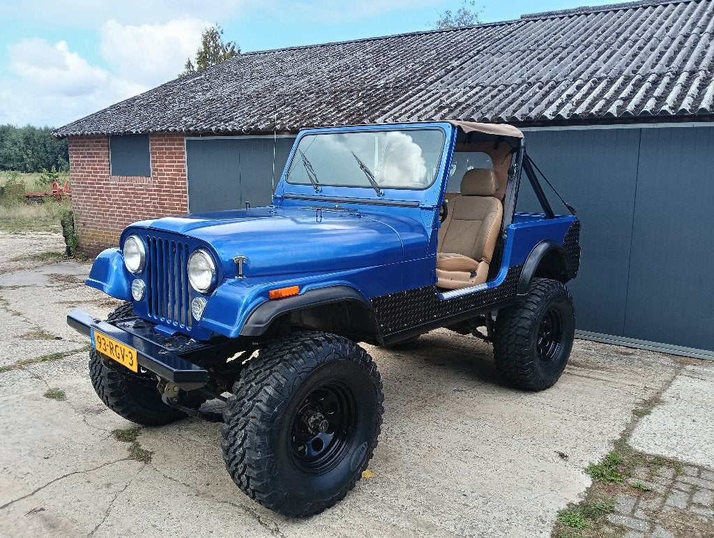 Jeep cj7 cj 4.2 t176 Dana 300 1980 blauw, CJ, Blauw, Handgeschakeld, Vierwielaandrijving