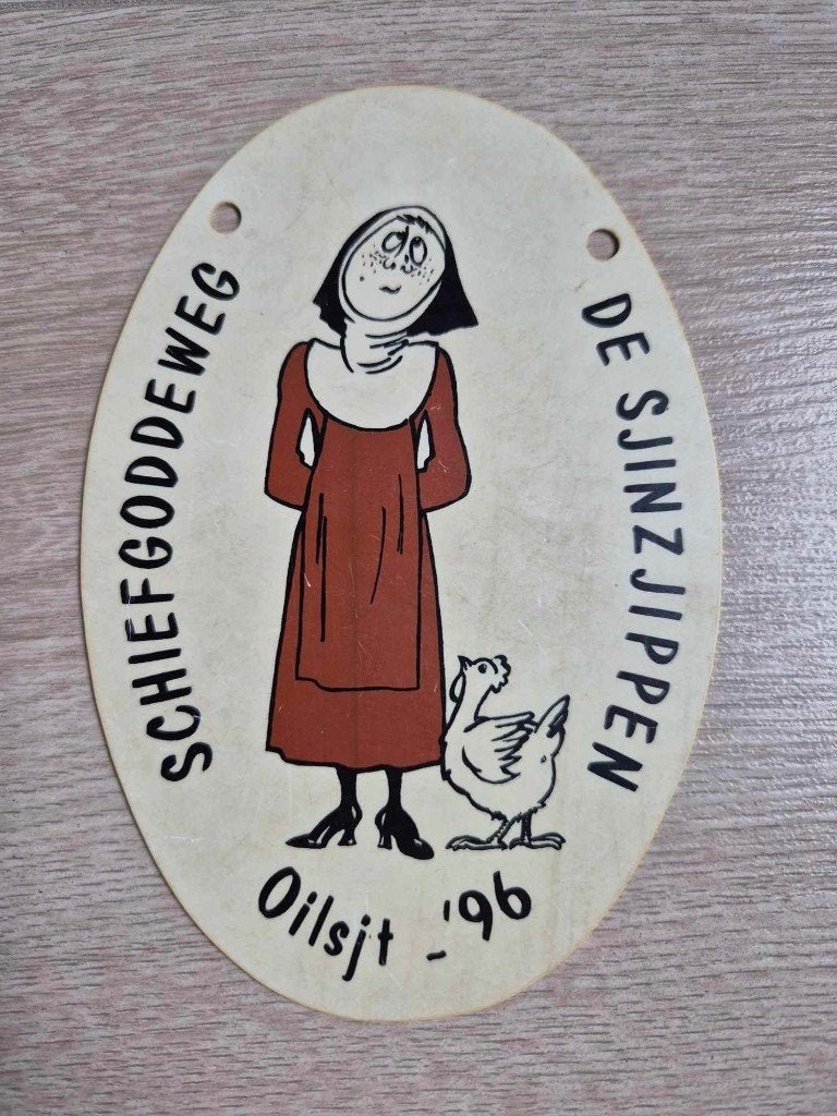 Carnaval Aalst medaille Schiefgoddeweg 1996, Ophalen of Verzenden