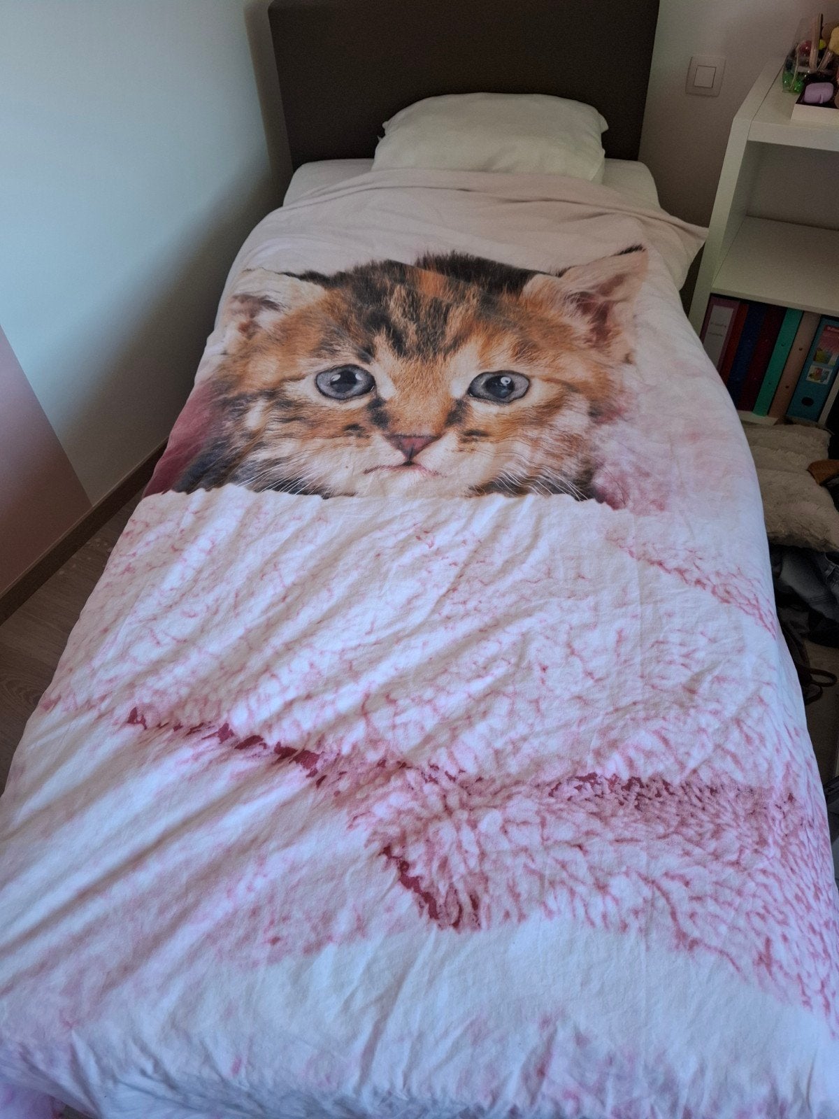 boxspring met matras 90x200cm, Huis en Inrichting, Ophalen, 90 cm, Eenpersoons, Zo goed als nieuw