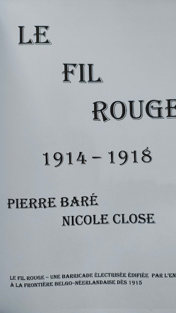 Clôture électrisée guerre 1914-1918 Liège Belgique, Envoi, Livre ou Revue