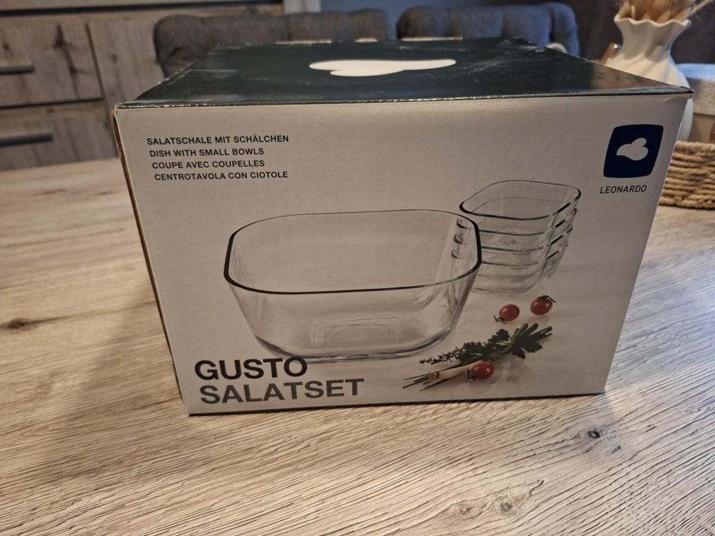 5-delig schalenset van Leonardo, Maison & Meubles, Cuisine | Vaisselle, Neuf, Verre, Enlèvement, Récipient(s)
