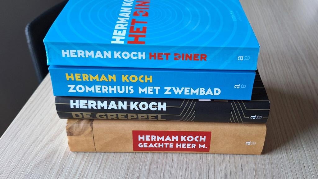 HERMAN KOCH: 4 romans van Nederlandse top-auteur, Ophalen, Zo goed als nieuw, Herman Koch