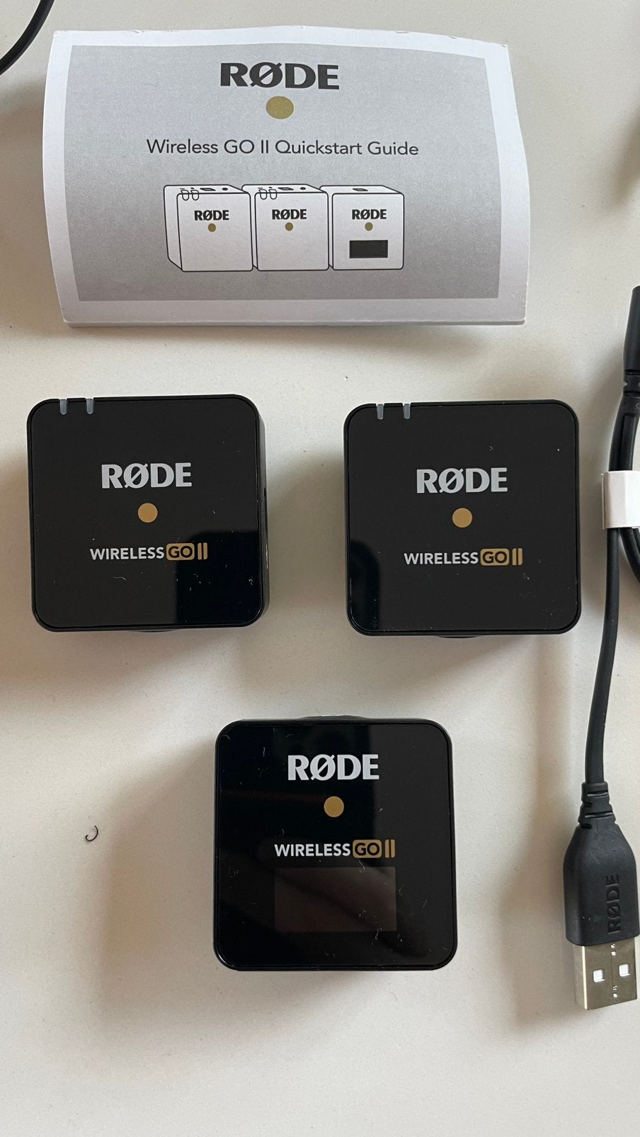 Rode Wireless GO 2 – Kit complet micros ss fil PRO, Enlèvement, Comme neuf, Sans fil