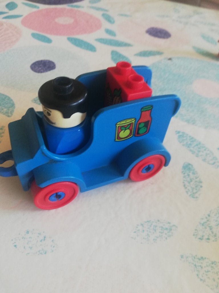 duplo vintage groentewagen 2623, Kinderen en Baby's, Ophalen of Verzenden, Gebruikt, Duplo