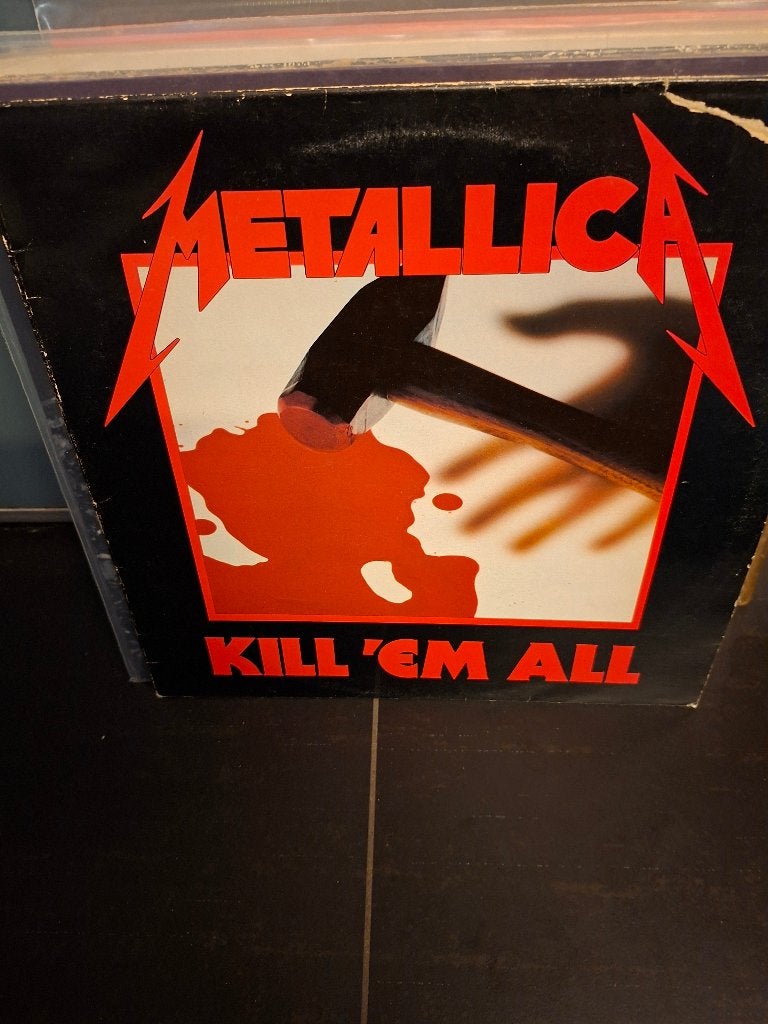 lp - metallica - kill 'em all - vak 1, LP, Gebruikt, Power metal, Ophalen of Verzenden