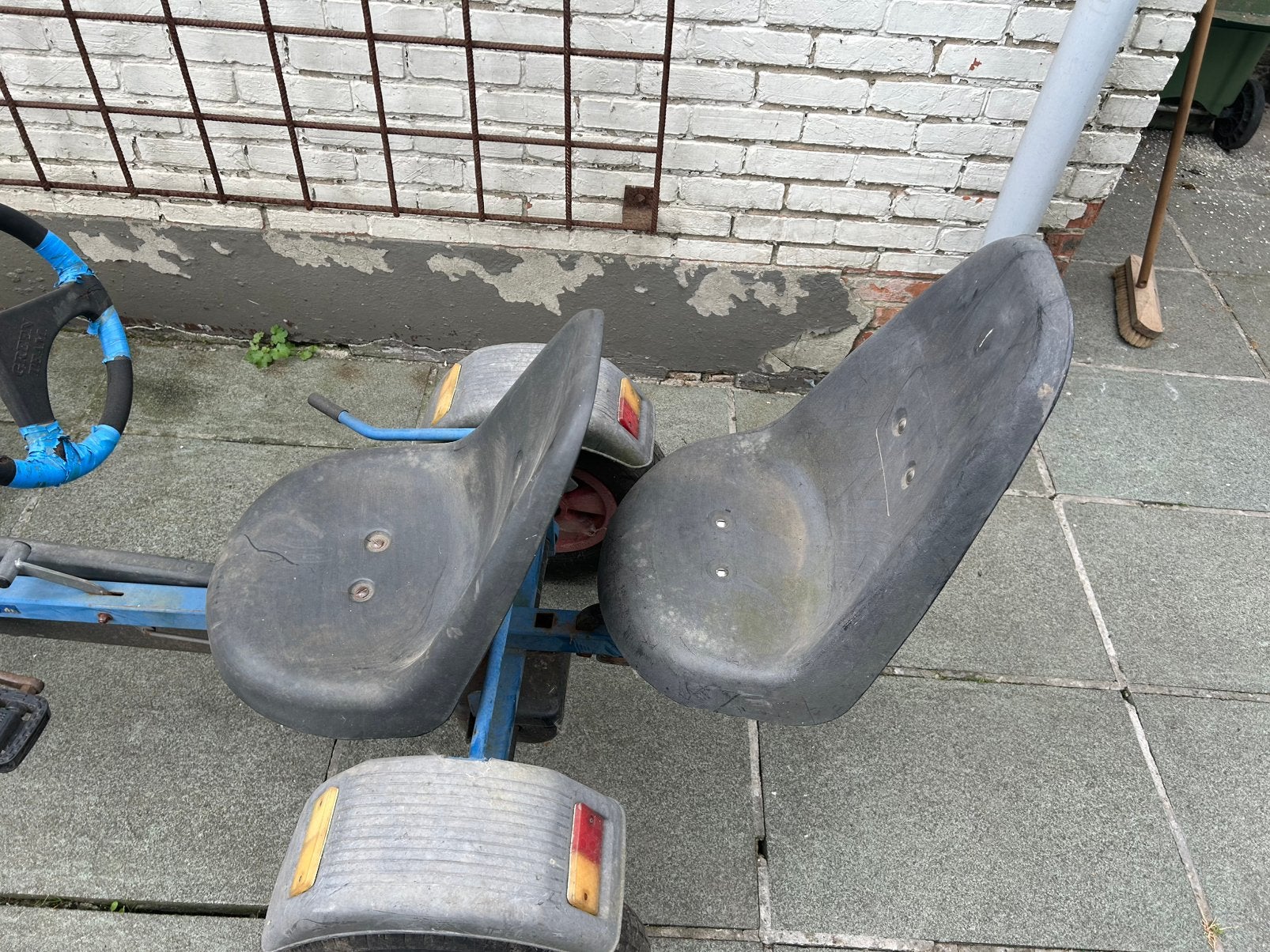 Gocart 2 personen, Kinderen en Baby's, Speelgoed | Buiten | Skelters, Ophalen, Gebruikt, Overige merken, Duozit