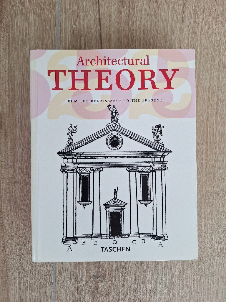 Boek 'Architectural Theory', Livres, Enlèvement ou Envoi, Utilisé, Architecture général, Taschen