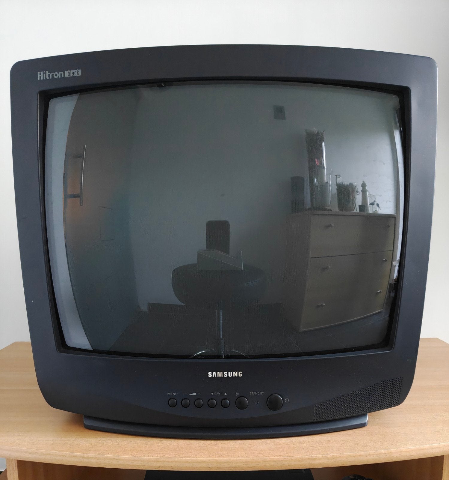 Samsung Hitron Beeldbuis CRT TV 20 Inch, Audio, Tv en Foto, Vintage Televisies, Ophalen, Gebruikt, 40 tot 60 cm, Samsung